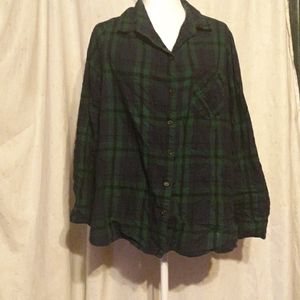 Old Navy womens XXL the classic shirt flannel